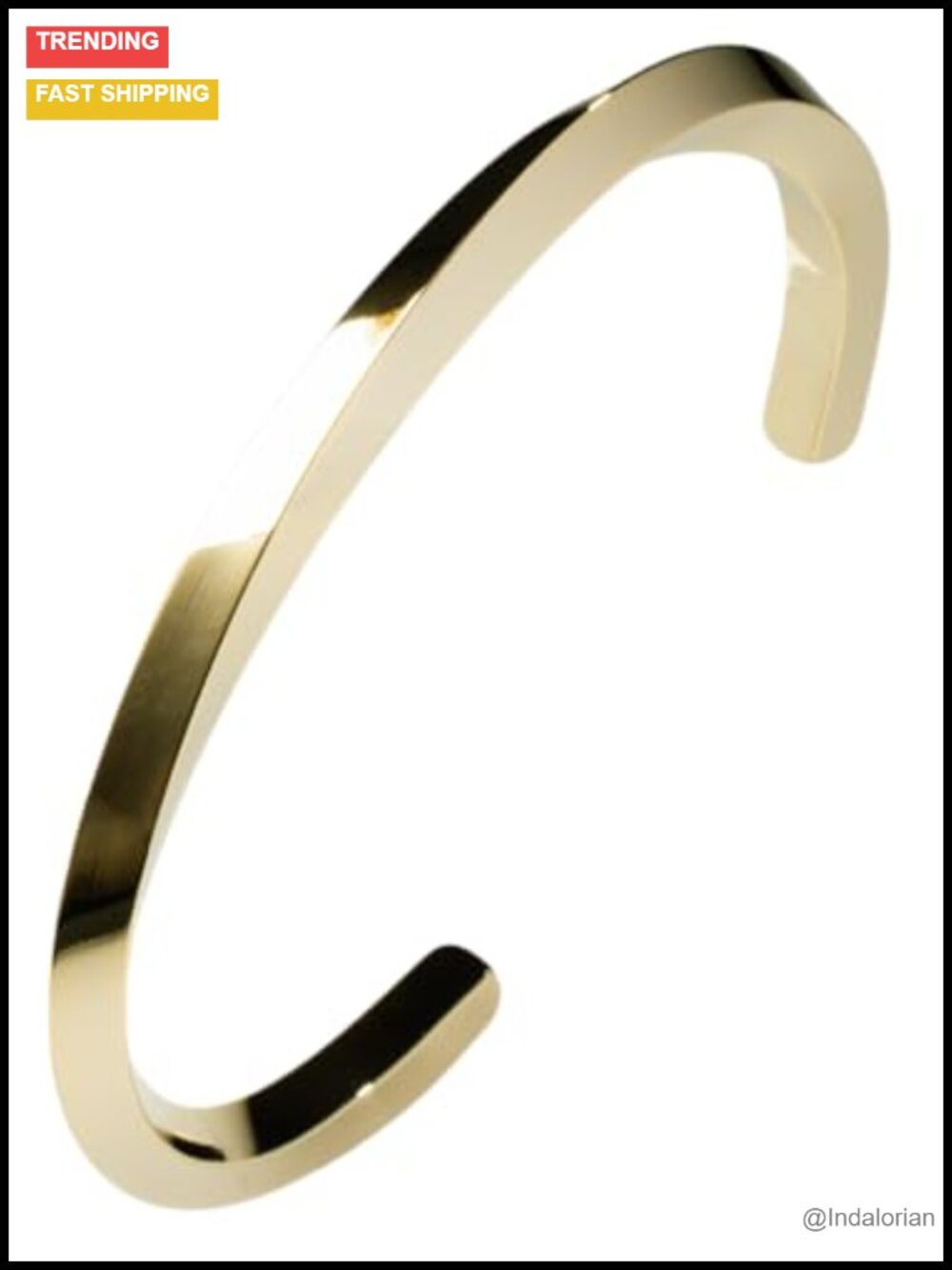 Brass Cuff Bracelet for Men Twisted Bangle Jewelry